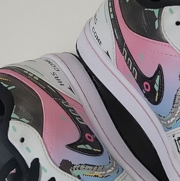 Jordan 1 CyperPunk Low Sneaker - Picture 5 of 11